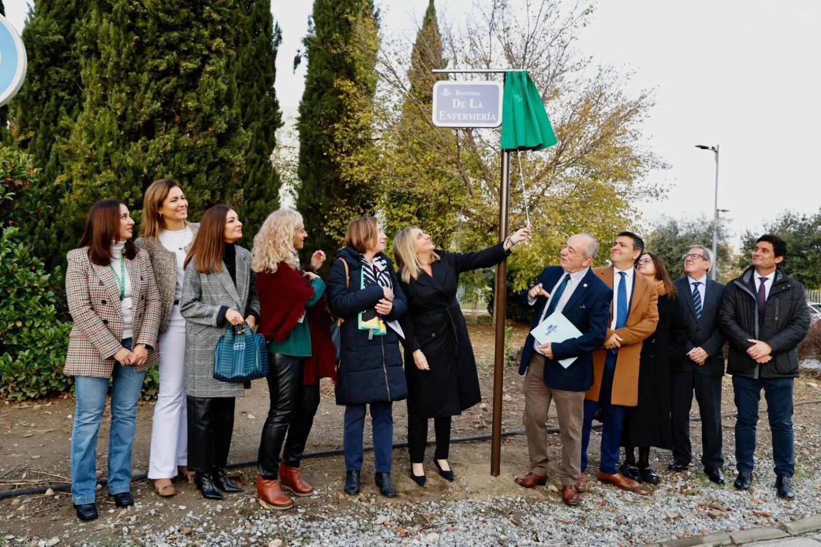 Acto de rotonda de la Enfermería