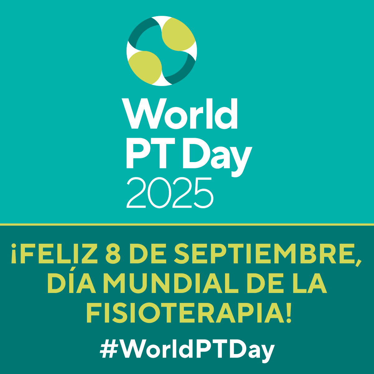 Cartel del día internacional de la fisioterapia Cartel del día internacional de la fisioterapia