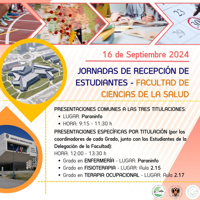 cartel de las jornadas Cartel sobre las jornadas de recepción de estudiantes 2024/25